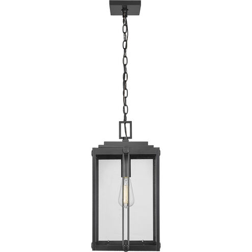 Oakland 1 Light 10.5 inch Powder Coated Black Outdoor Hanging Lantern